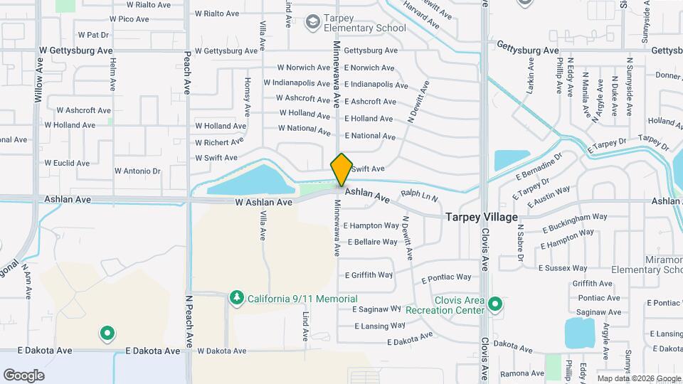 5188 E Ashlan Ave Mapa y Detalles de la Ubicación