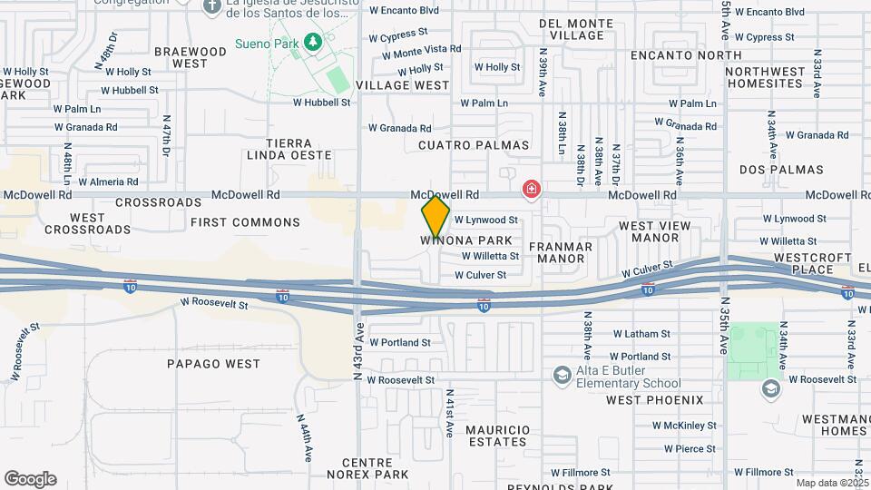 1346 N 41st Ave Map and Location Details