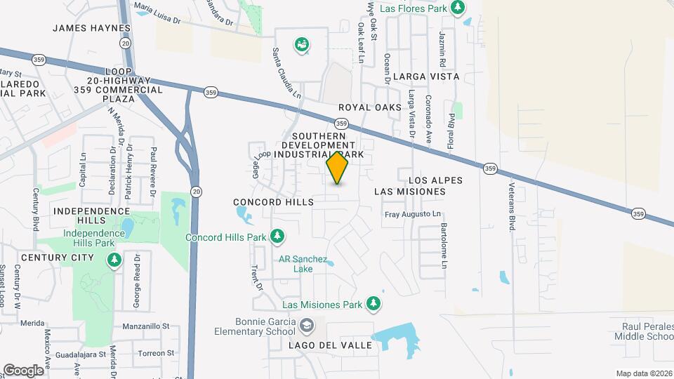 5310 Hacienda Ln Map and Location Details
