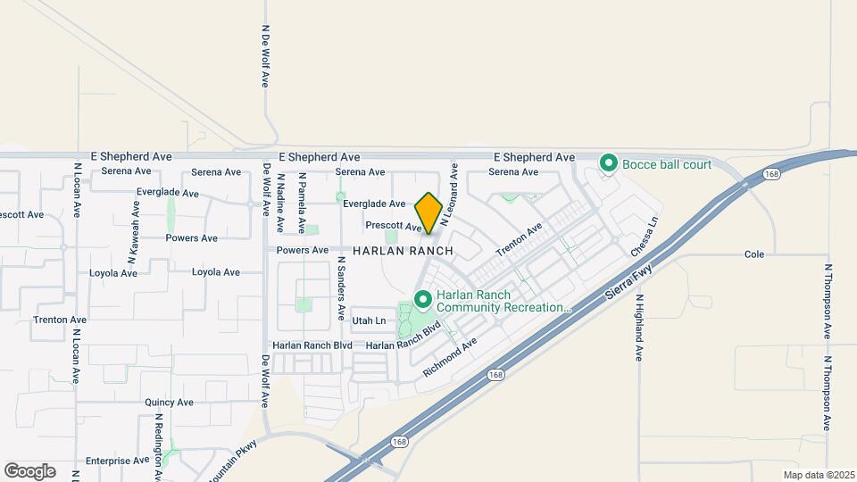 1819 N Nicolette Ln Mapa y Detalles de la Ubicación