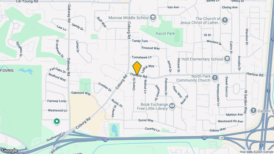 665 Cherry Dr Map and Location Details