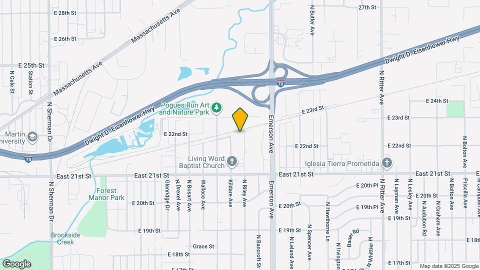 2194 N Riley Ave Map and Location Details