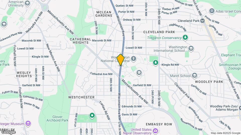 3022 Wisconsin Ave NW Map and Location Details