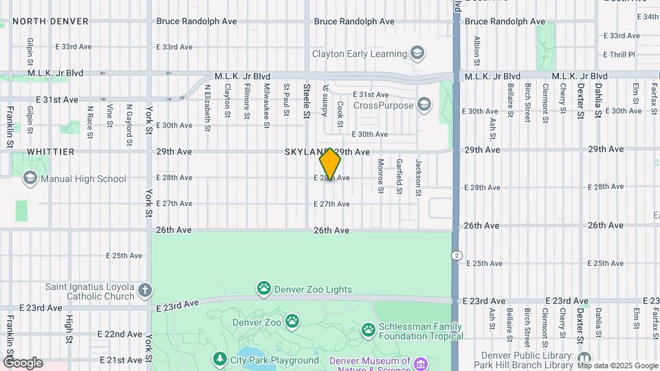 2740 Adams St Mapa y Detalles de la Ubicación