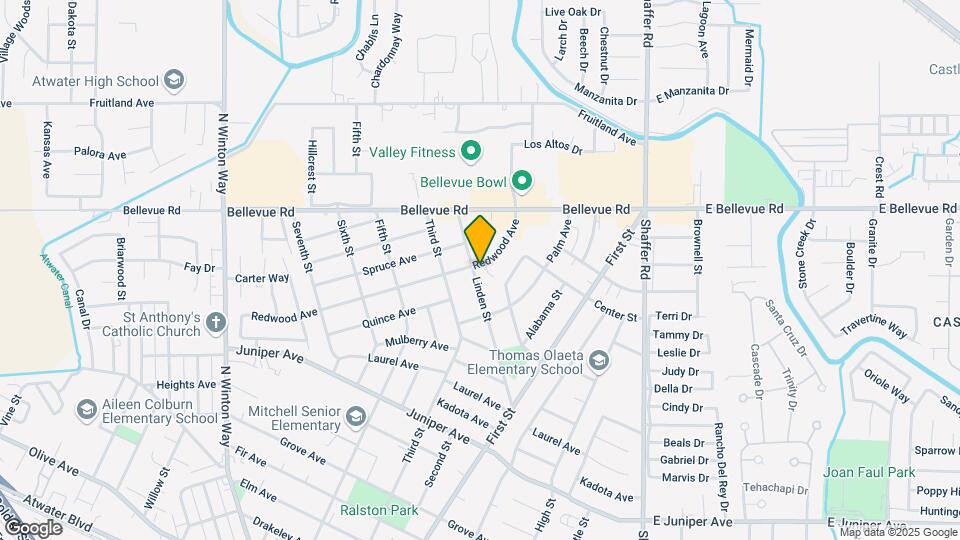 2394 Linden St Map and Location Details