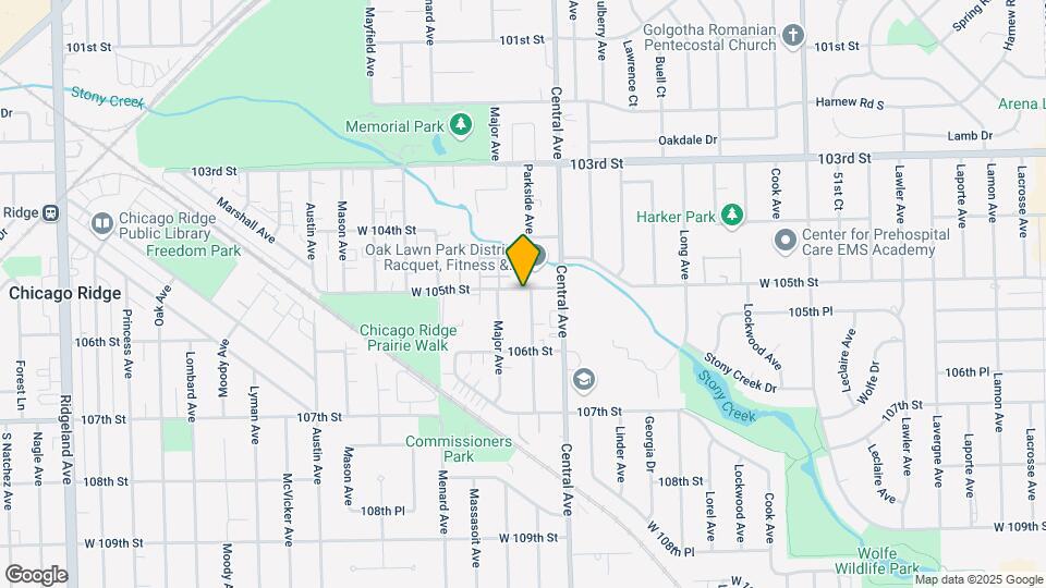 10500 Parkside Ave Map and Location Details