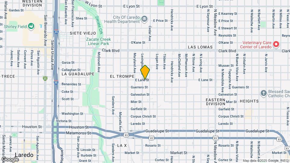 603 E Lane St, Unit 1 Map and Location Details