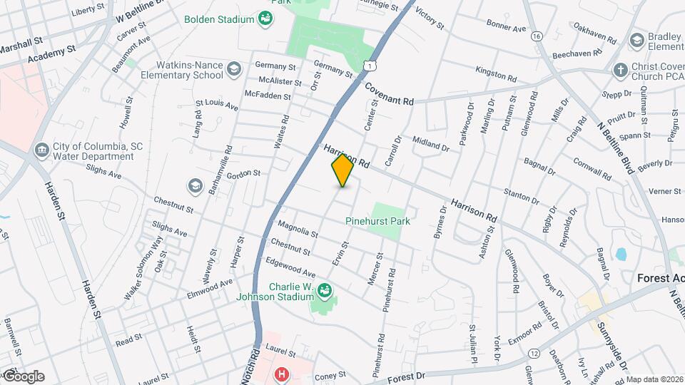 2342 Center St Map and Location Details