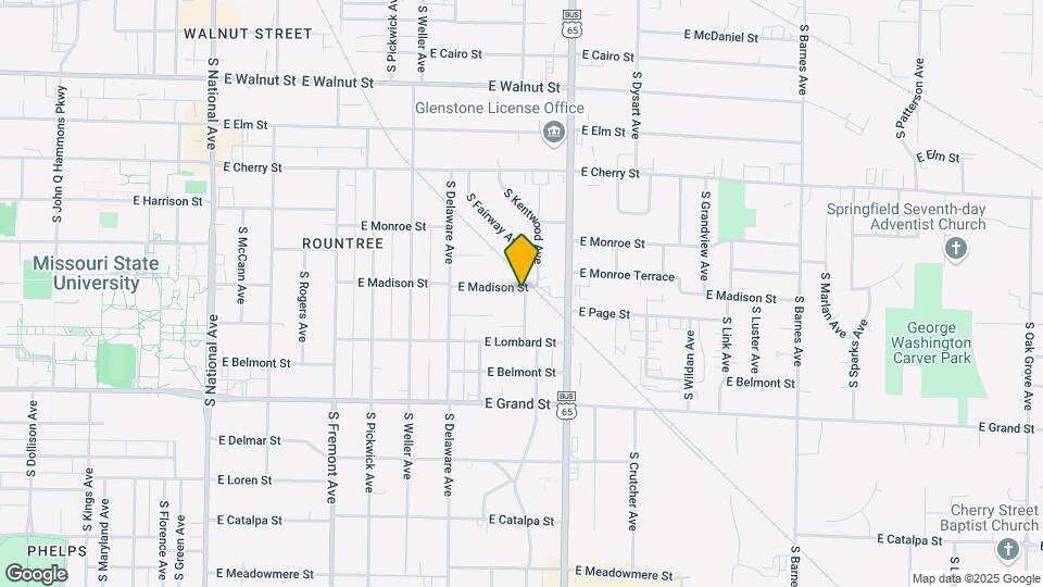 1676 E Madison St Map and Location Details