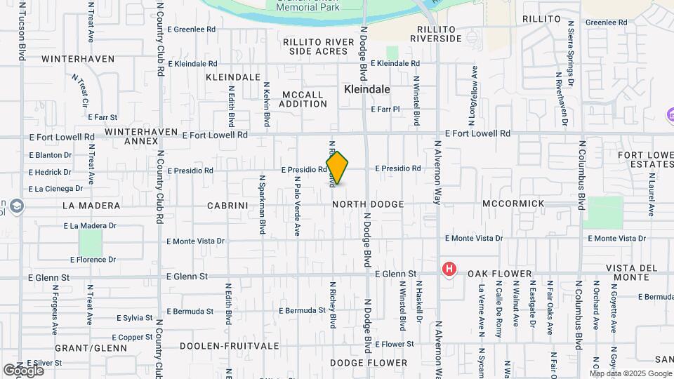 3028-3030 N Richey Blvd Mapa y Detalles de la Ubicación