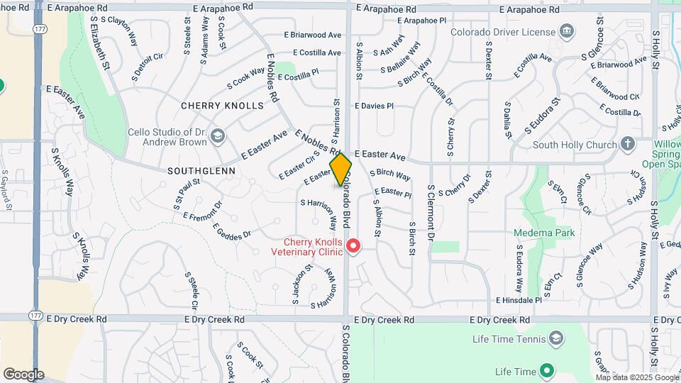 7162 S Harrison Ct Map and Location Details