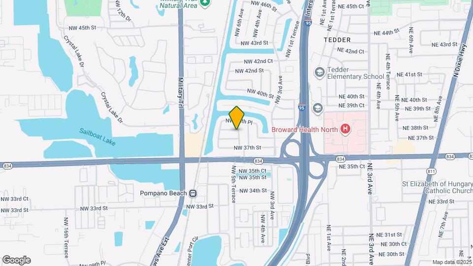 600 NW 38th Ct Map and Location Details