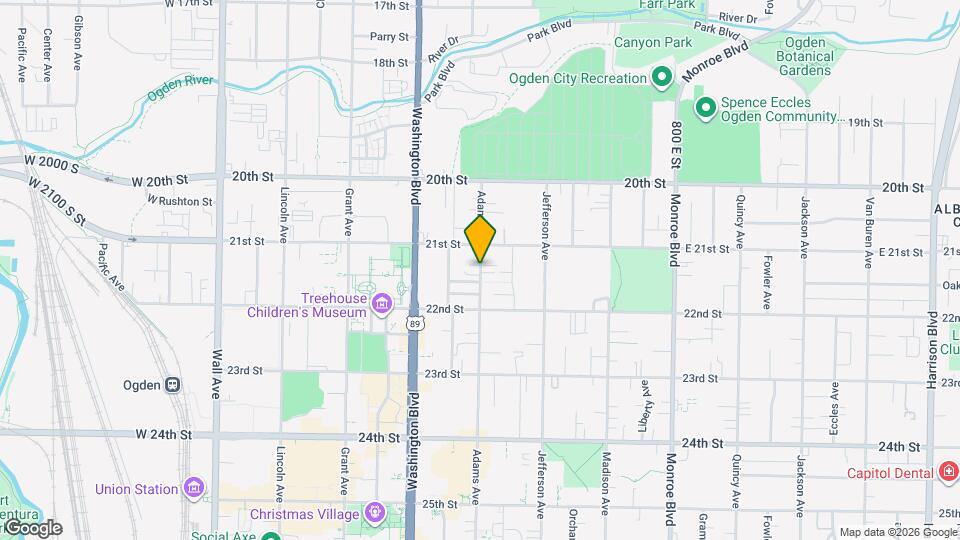 318 E 750 N Map and Location Details