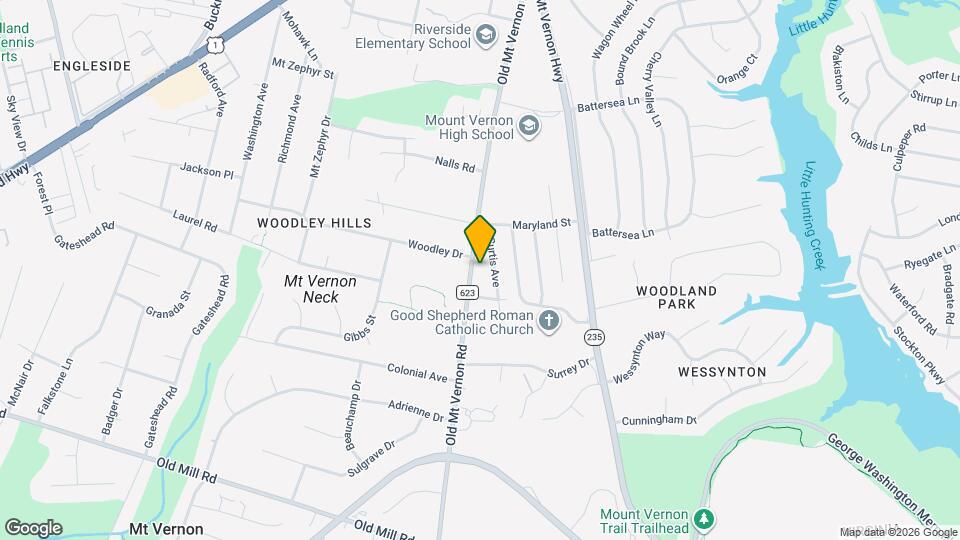 8635 Old Mt Vernon Rd Map and Location Details