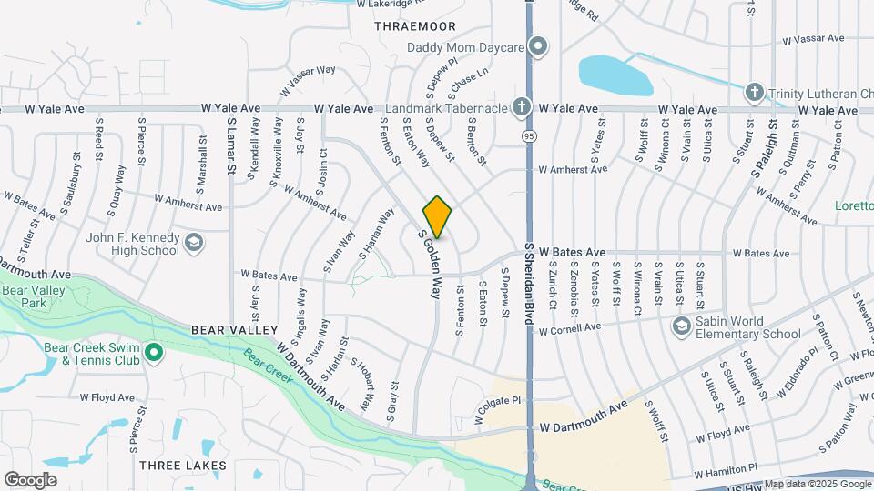 2860 S Golden Way Map and Location Details