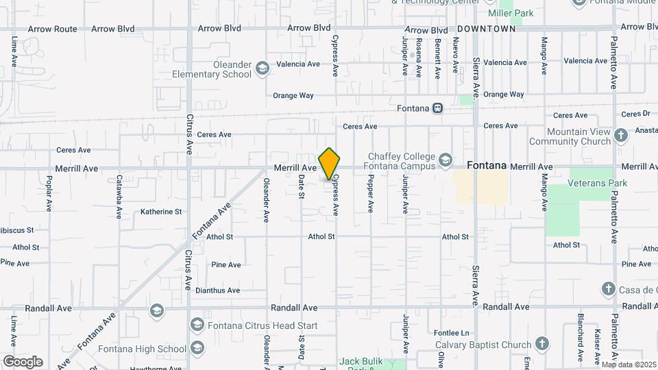 8942-8952 Cypress Ave Map and Location Details