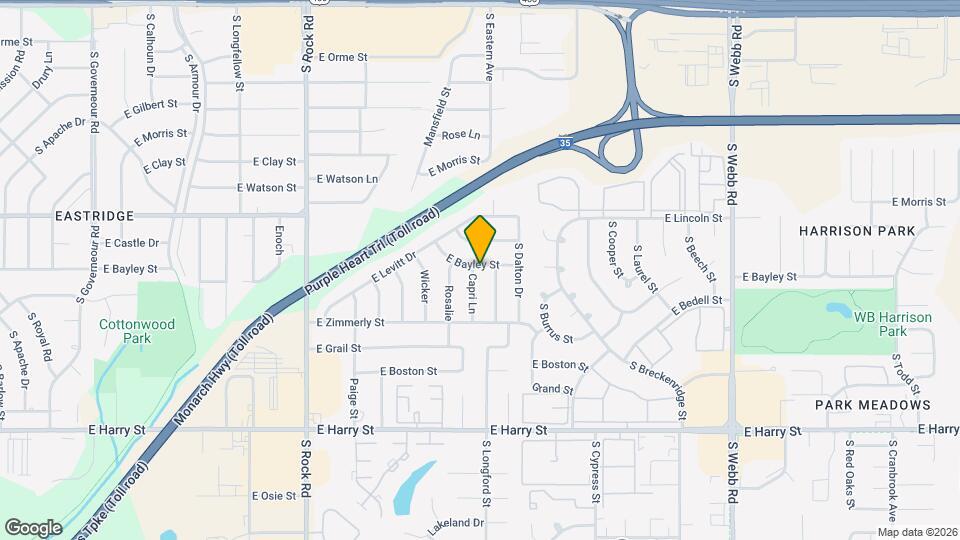 1002 S Capri Ln Map and Location Details