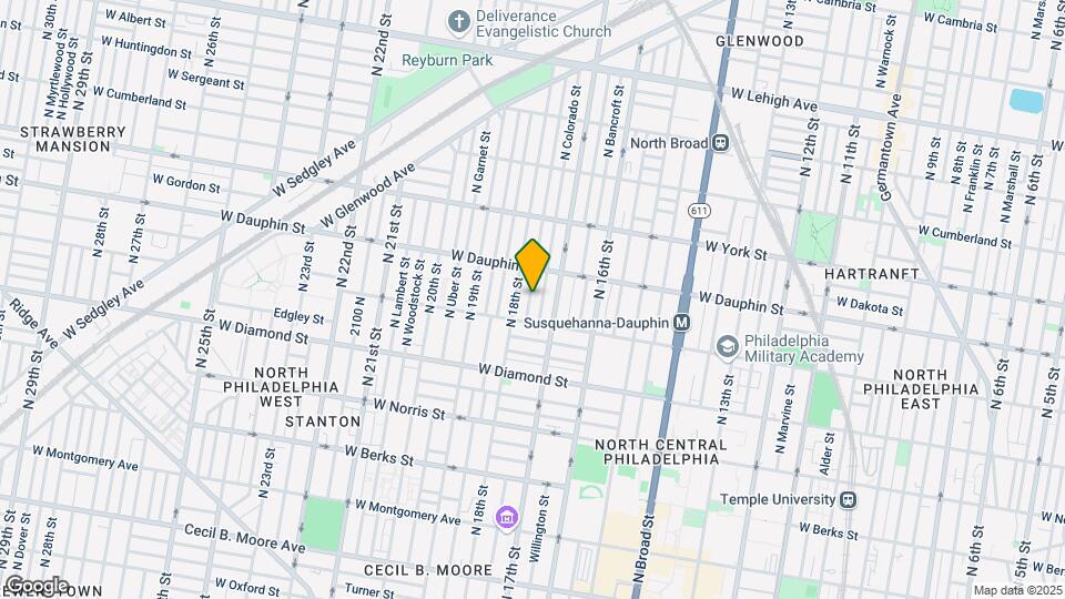 2233 N Bouvier St Map and Location Details
