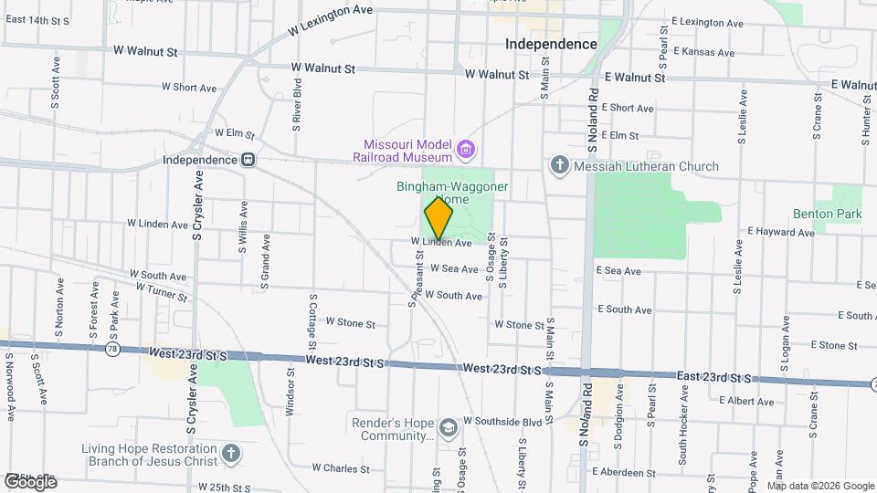 409 W Linden Ave Mapa y Detalles de la Ubicación
