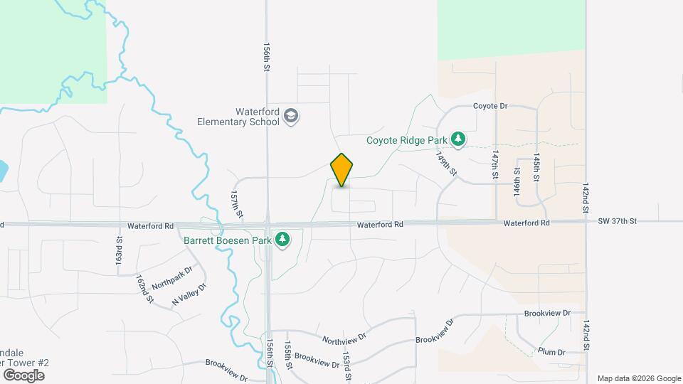 15304 Goldenrod Dr Map and Location Details