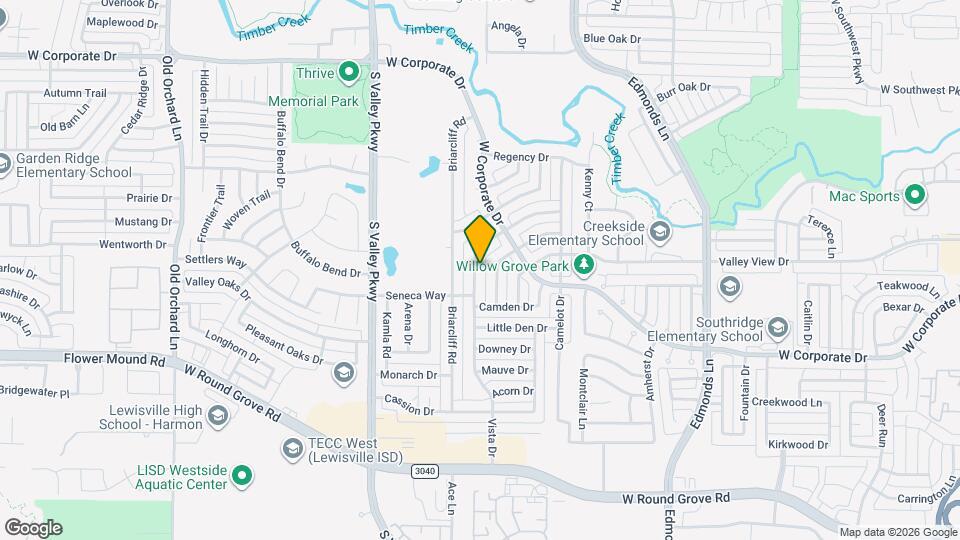2051 Vista Dr Map and Location Details