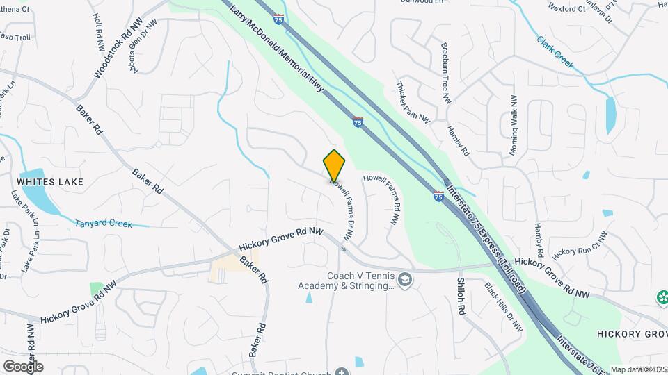 4621 Howell Farms Dr NW Mapa y Detalles de la Ubicación