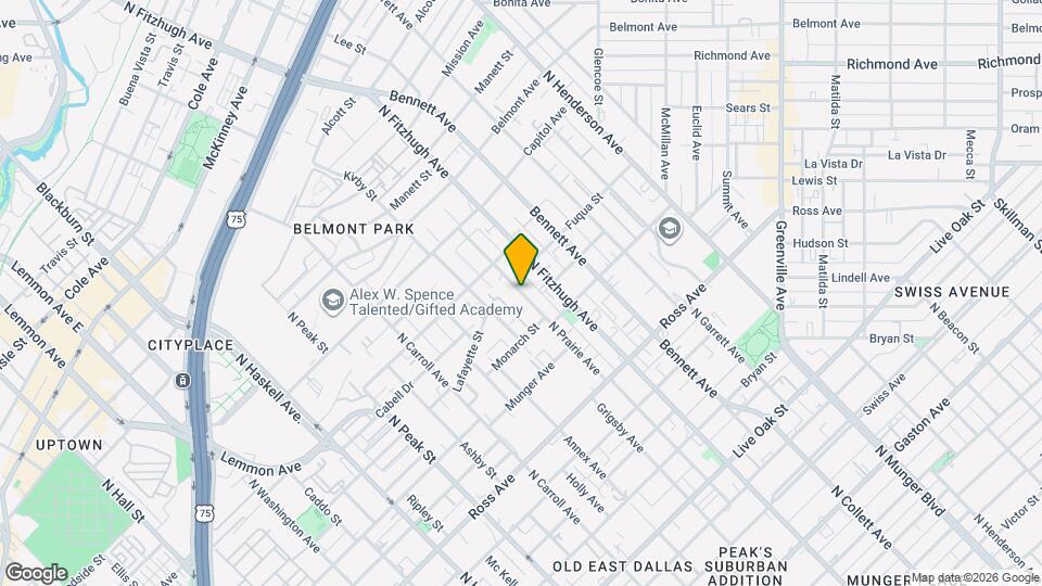 2101 N Prairie Ave Map and Location Details