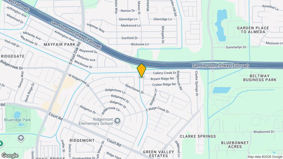 15738 Boonridge Rd Map and Location Details