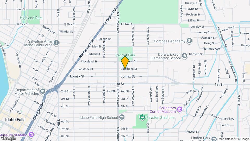 542 Gladstone St Map and Location Details