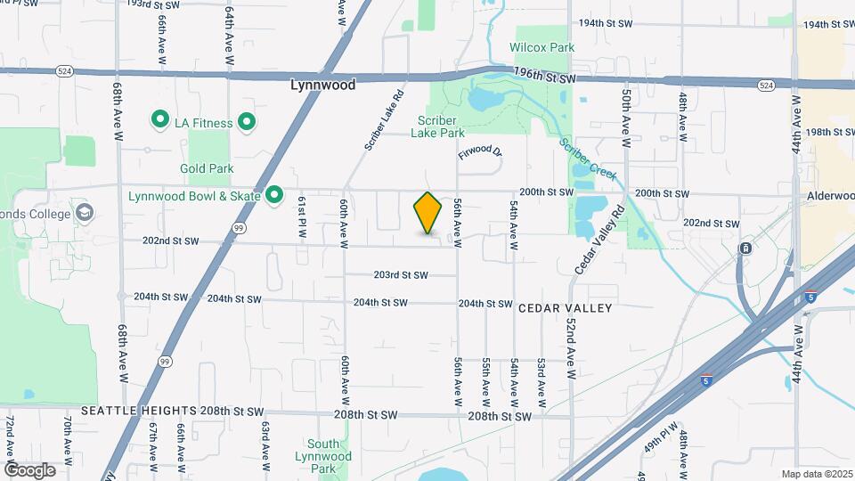 5703 202nd St SW Map and Location Details