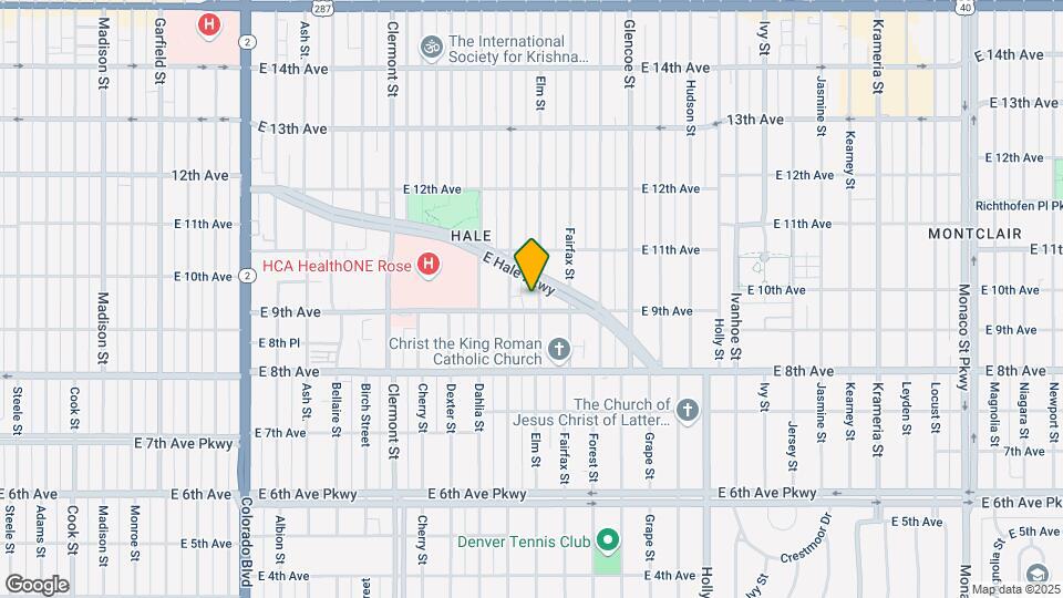911 Elm St Map and Location Details