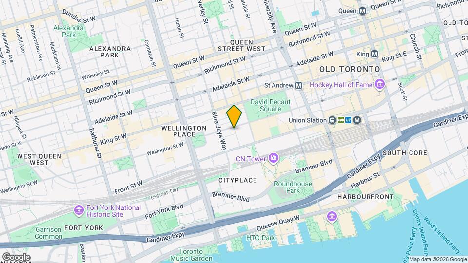 255 Wellington St W Map and Location Details