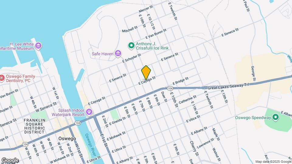 100 E Cayuga St Map and Location Details