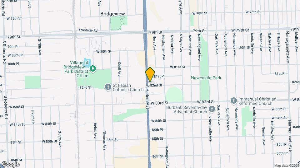 7158 W 82nd St Map and Location Details
