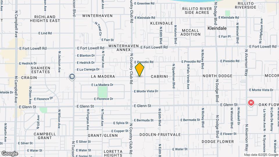 3118 E Blacklidge Dr, Unit #05 Mapa y Detalles de la Ubicación