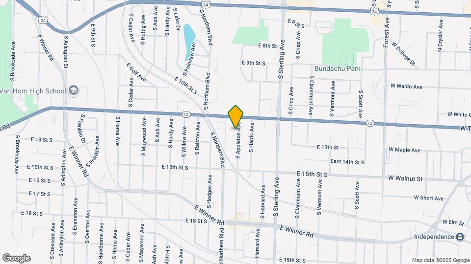 1300 S Appleton Ave Map and Location Details