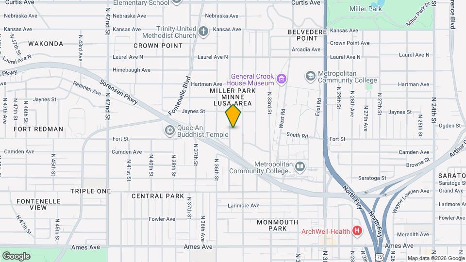 5315 N 35th St Map and Location Details