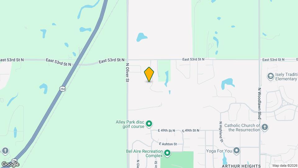 5301 N Pinecrest Ct Map and Location Details
