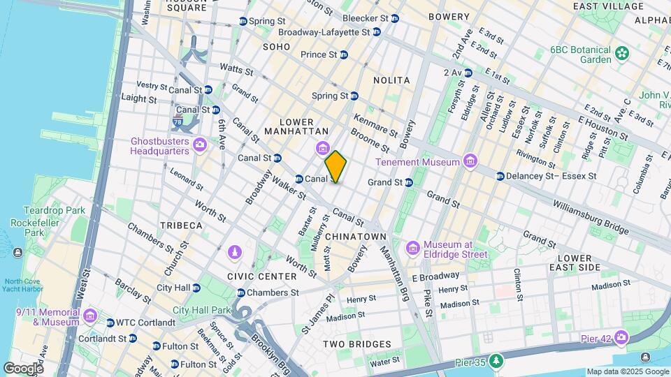 123-125 Mulberry St Mapa y Detalles de la Ubicación