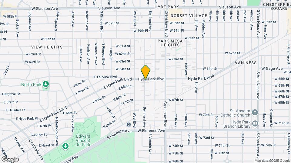 6514 Brynhurst Ave Map and Location Details