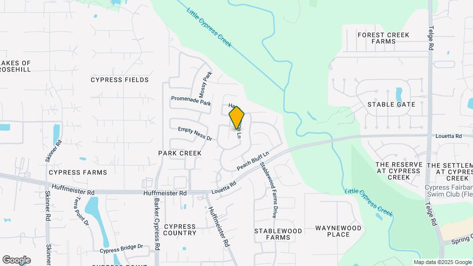 15327 Harris Canyon Ln Map and Location Details