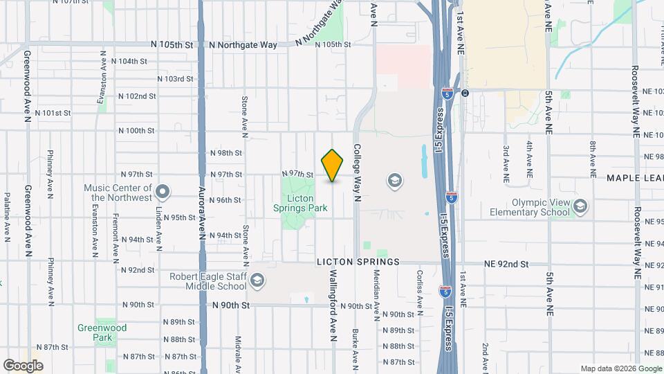 9545 Wallingford Ave N Mapa y Detalles de la Ubicación