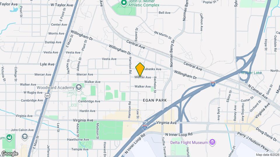 1329 Walker Ave, Unit Walker A Map and Location Details