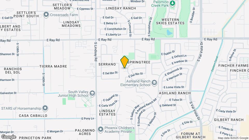 1038 E Harrison Ct Map and Location Details