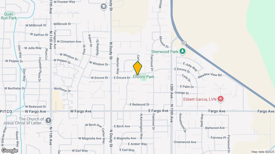 325 E Encore Dr Map and Location Details