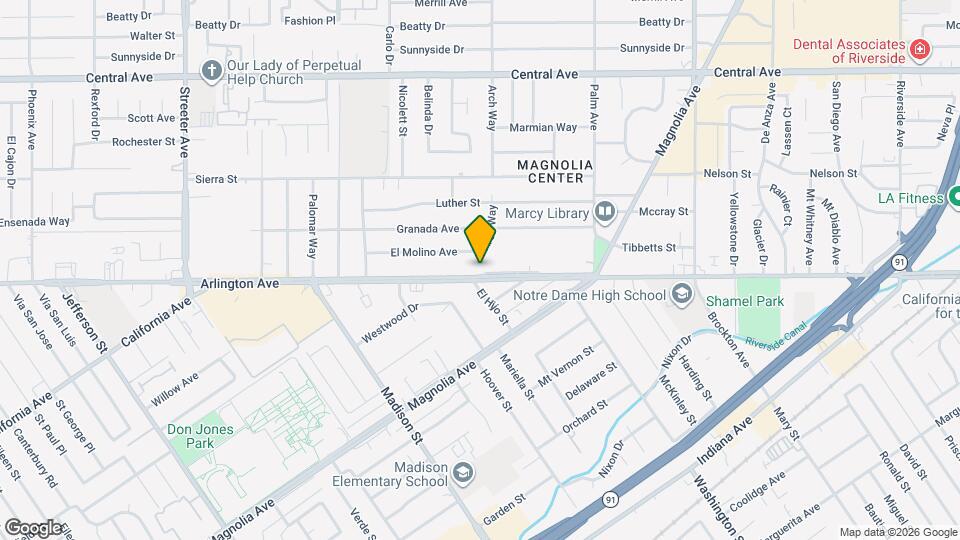 4723 Arlington Ave Map and Location Details