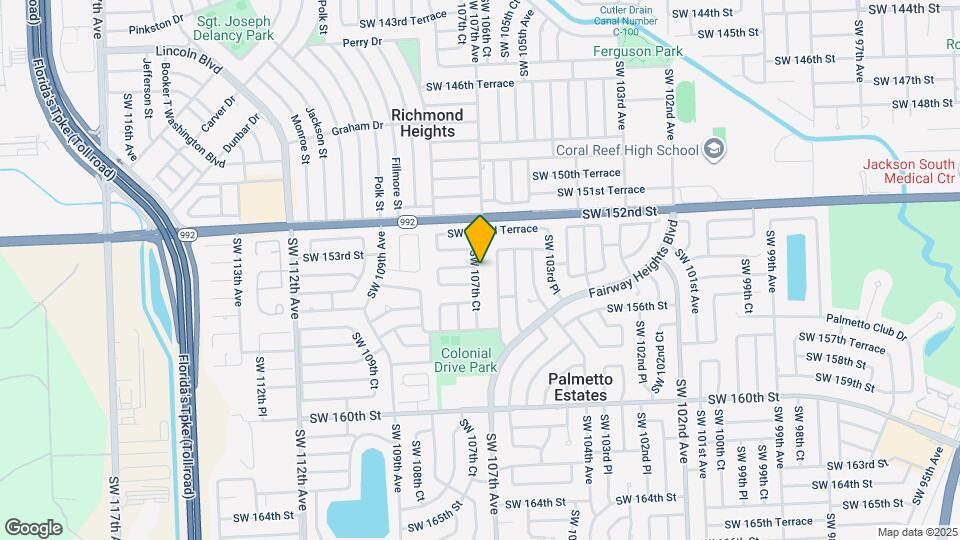 15403 SW 107th Ct Map and Location Details