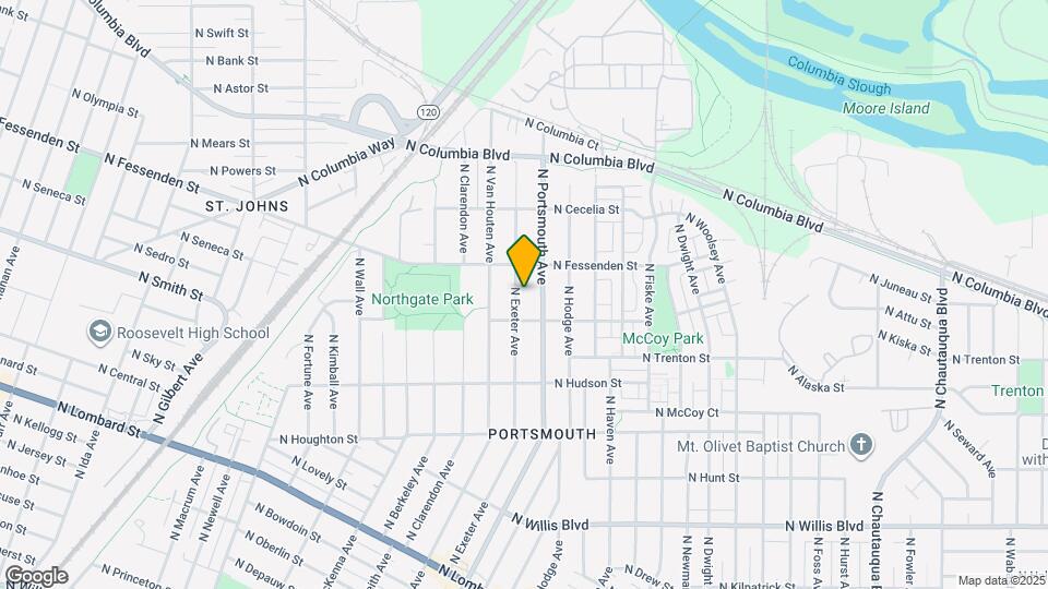 9340 N Exeter Ave Map and Location Details