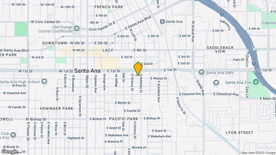 619 E Walnut St Mapa y Detalles de la Ubicación