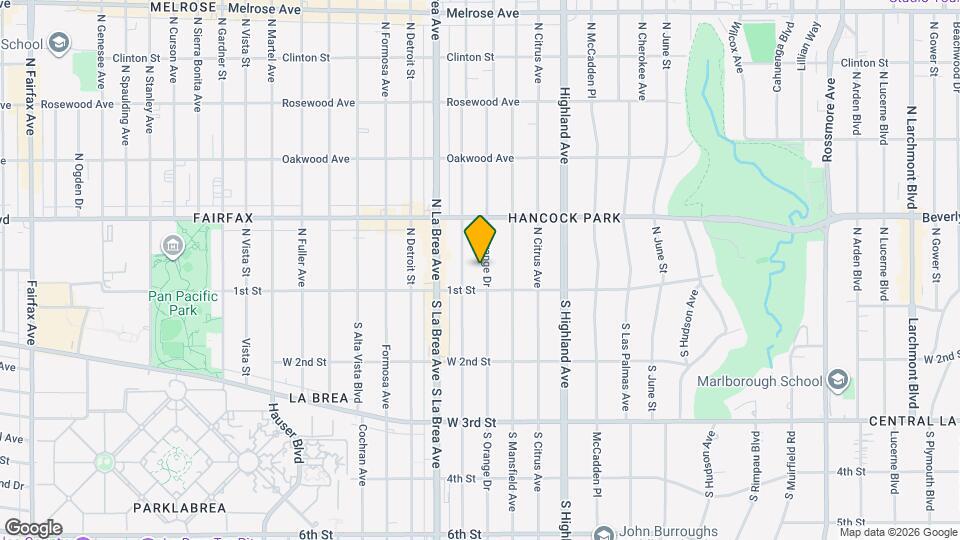 123 N Orange Dr Map and Location Details